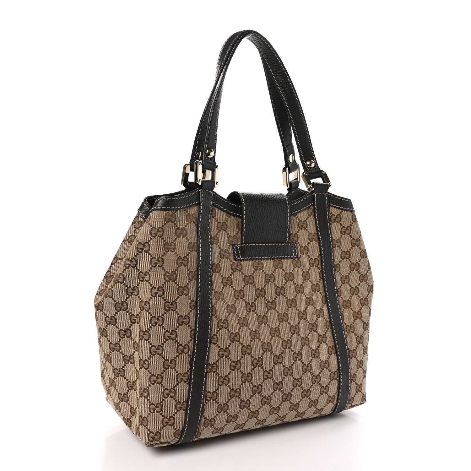 Gucci Monogram New Ladies Tote Dark Brown 3 of 10
