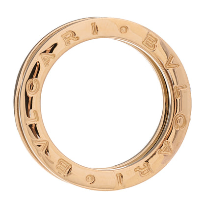 Bulgari 18K Rose Gold Black Ceramic B.Zero1 Two-Band Ring 53 6.25 4 of 8