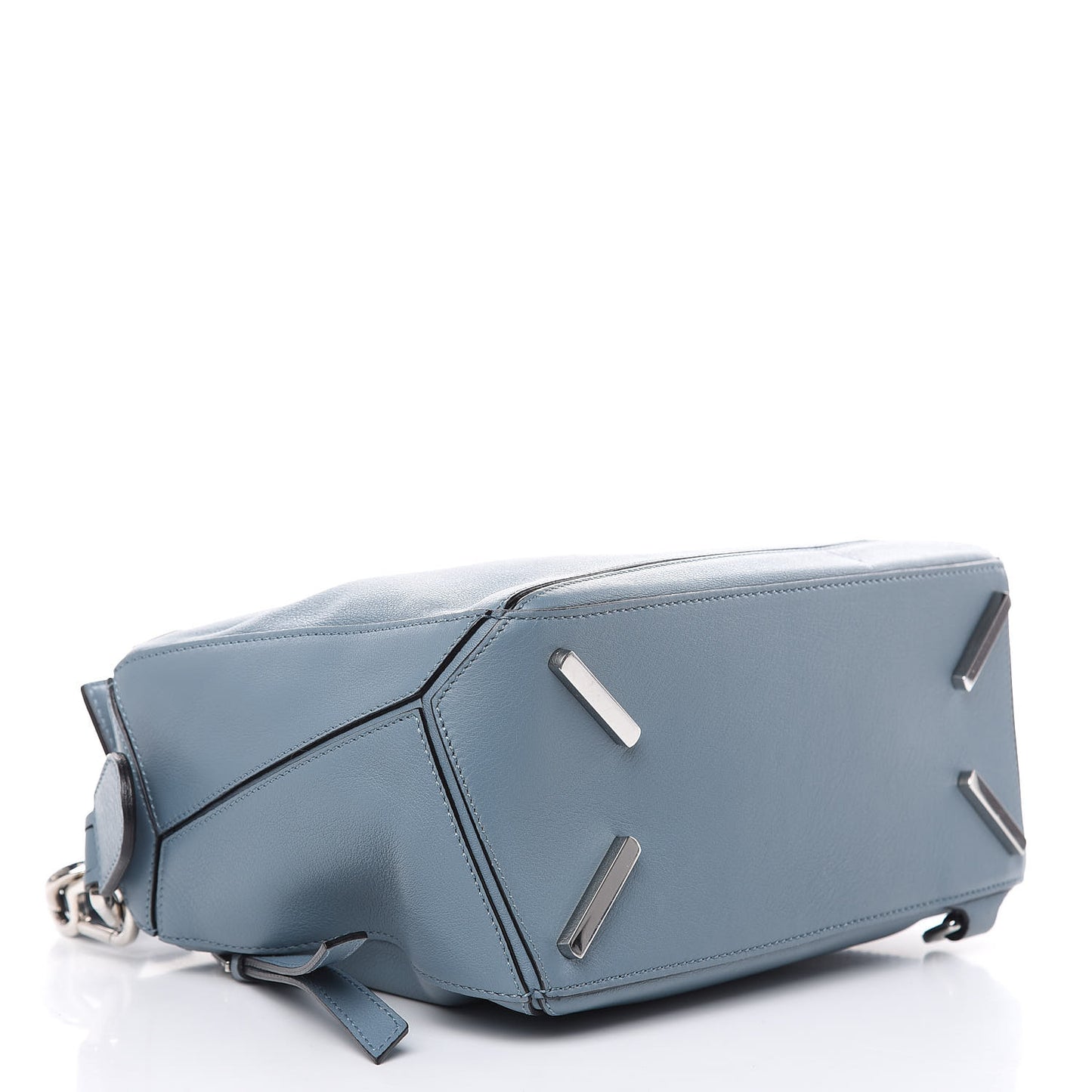 Calfskin Small Puzzle Bag Light Blue