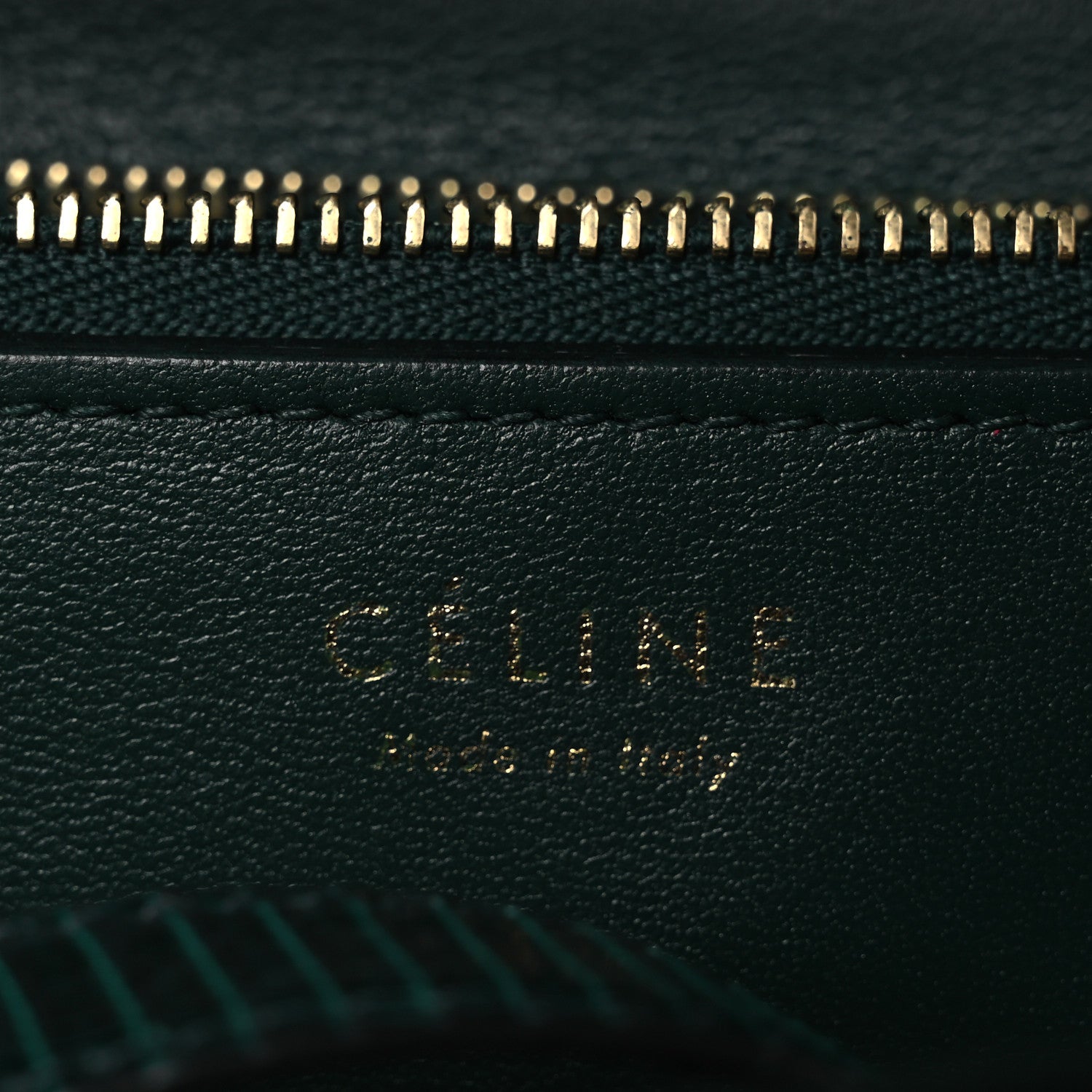 Celine Lizard Medium Classic Box Flap Bag Dark Green 6 of 11