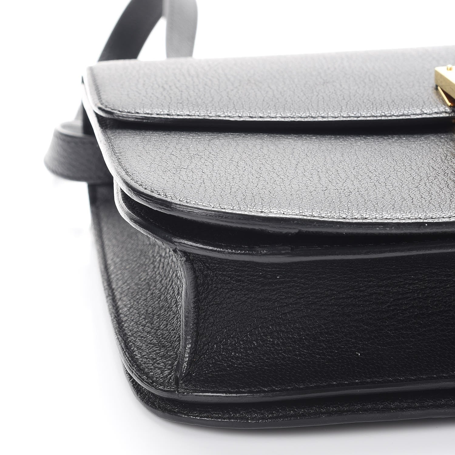 Celine Goatskin Medium Classic Box Flap Bag Black 9 of 10