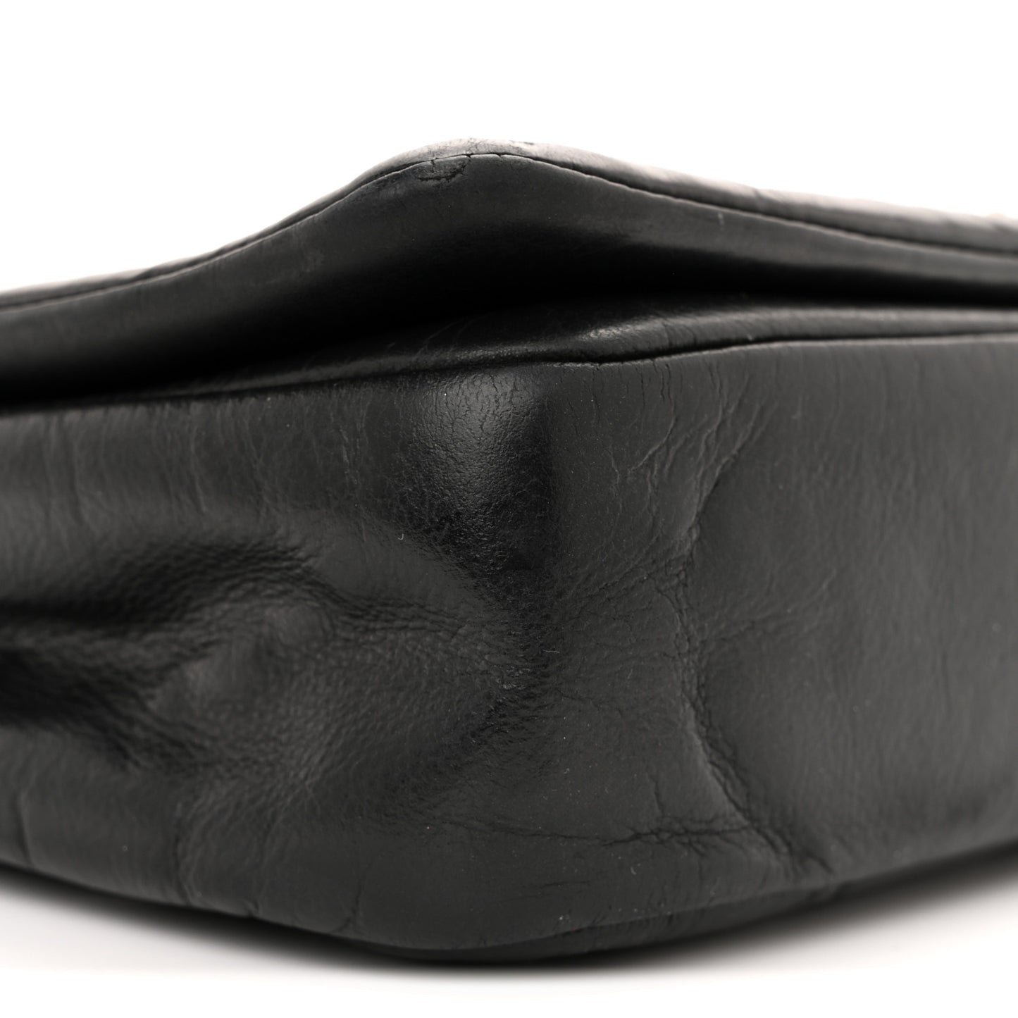 Calfskin Diamond Embossed New Chic Flap Black