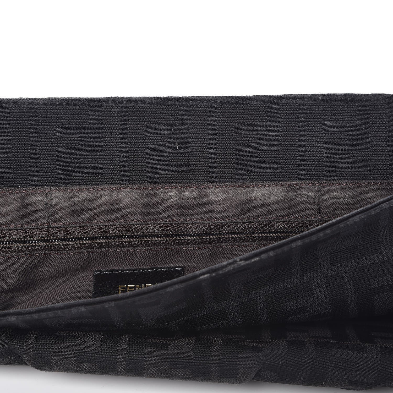 Fendi Zucca Enamel Mia Shoulder Flap Black 9 of 14