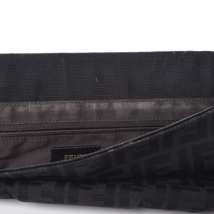 Fendi Zucca Enamel Mia Shoulder Flap Black 9 of 14