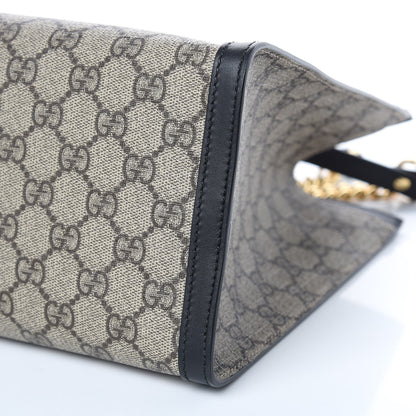 Gucci GG Supreme Monogram Medium Padlock Tote Black 9 of 9