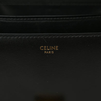 Celine Box Calfskin Medium Classic Box Flap Bag Black 6 of 10