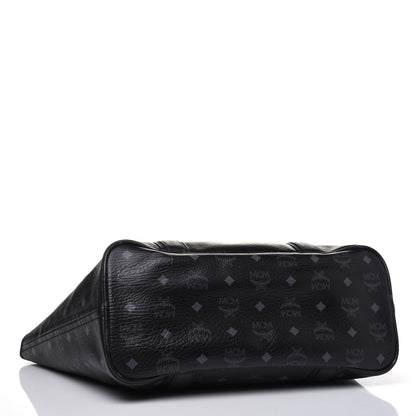 MCM Visetos Shopping Tote Black 4 of 29