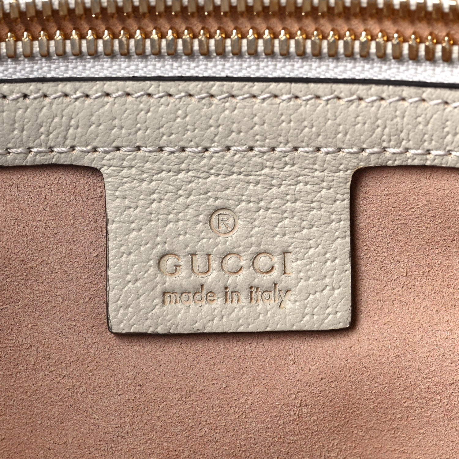 Gucci GG Supreme Monogram Les Pommes Small Ophidia Half Moon Hobo Beige Multicolor Mystic White 6 of 8