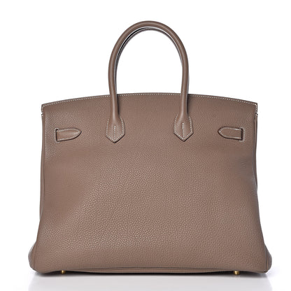 Hermes Togo Birkin 35 Etoupe 27 of 38