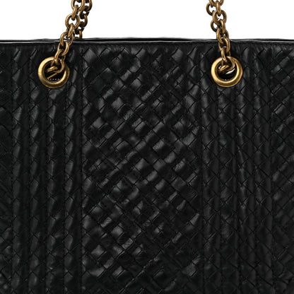 Bottega Veneta Lambskin Intrecciato Boutis MediumTote Black 9 of 12