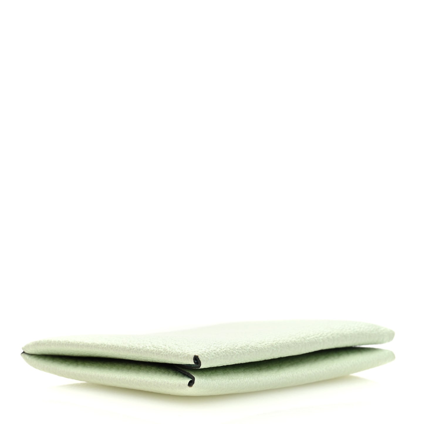 Chevre Mysore Verso Calvi Card Case Vert Fizz Bleu Zephyr