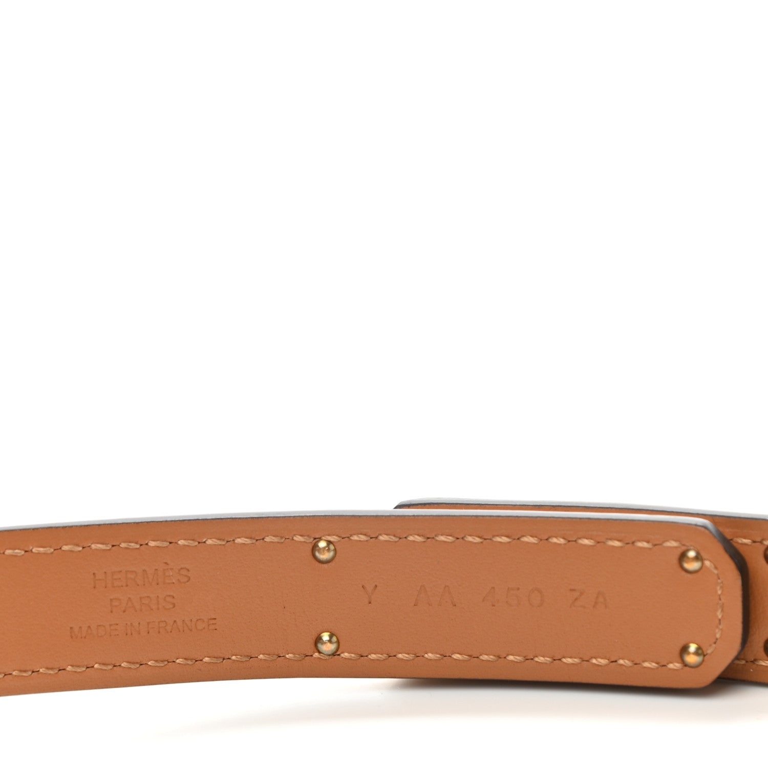 Hermes Epsom Kelly Belt White 3 of 4