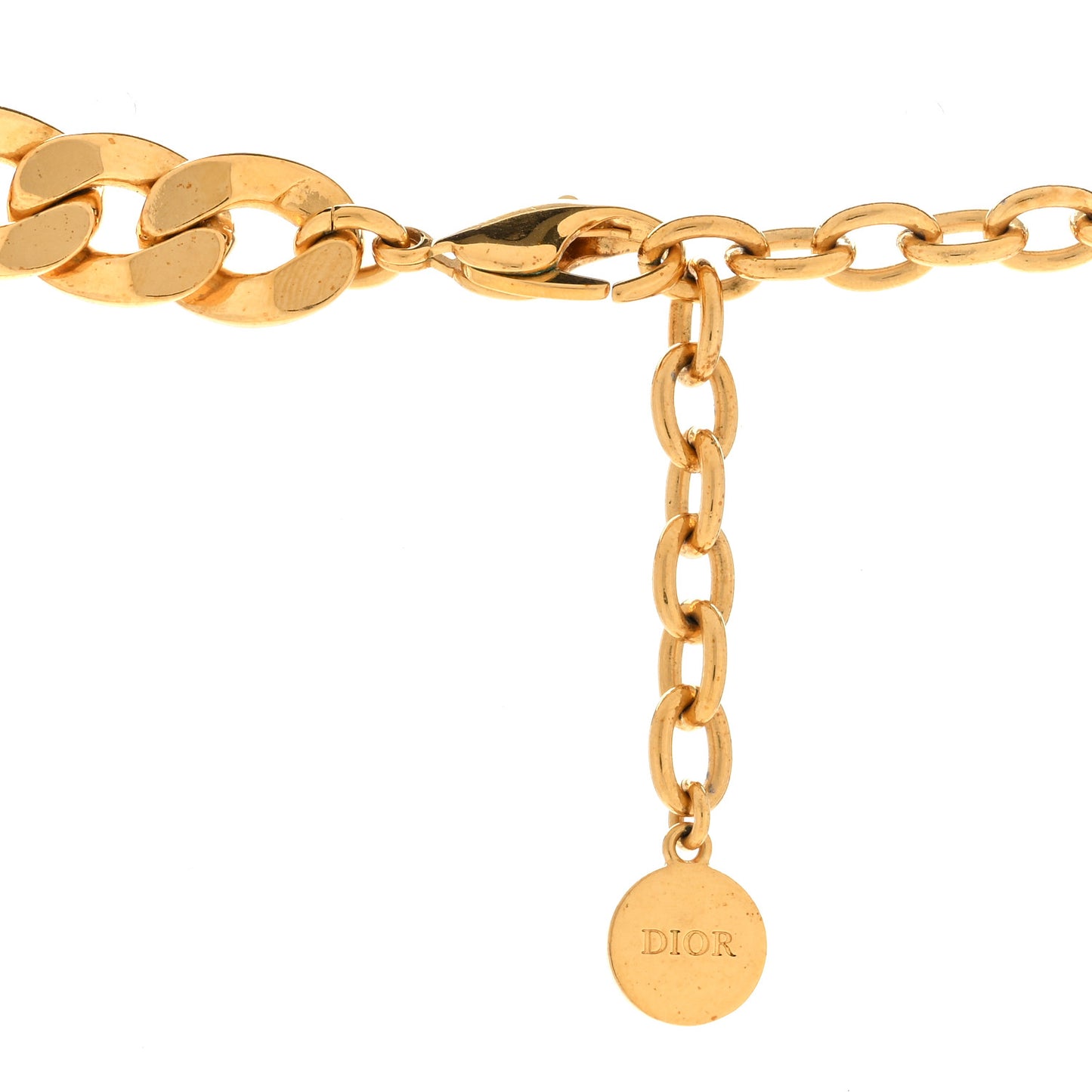 Metal Danseuse Etoile Chain Choker Necklace Gold