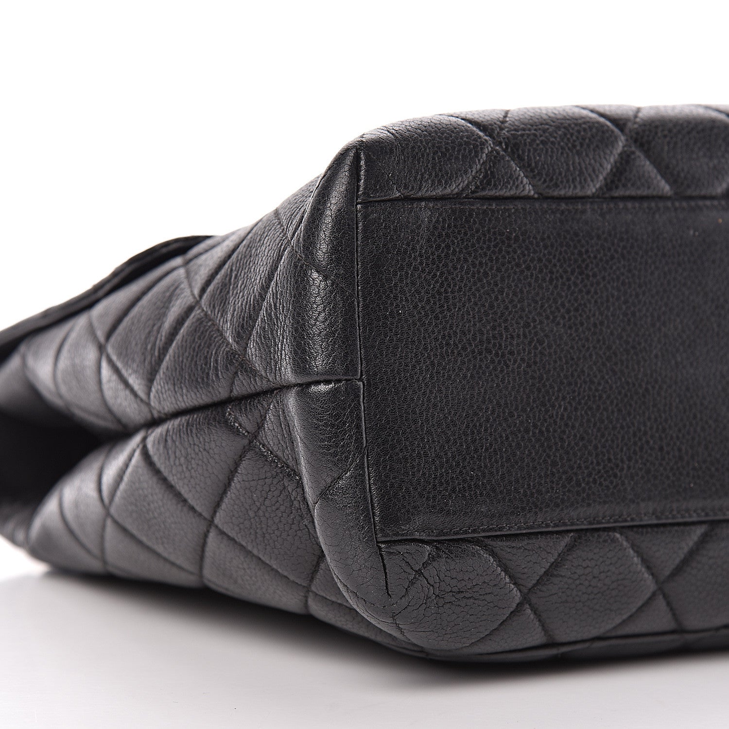 Chanel Caviar Quilted Jumbo Kelly Flap Black 9 of 11