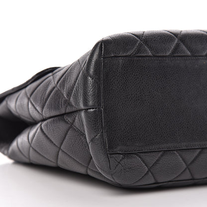 Chanel Caviar Quilted Jumbo Kelly Flap Black 9 of 11