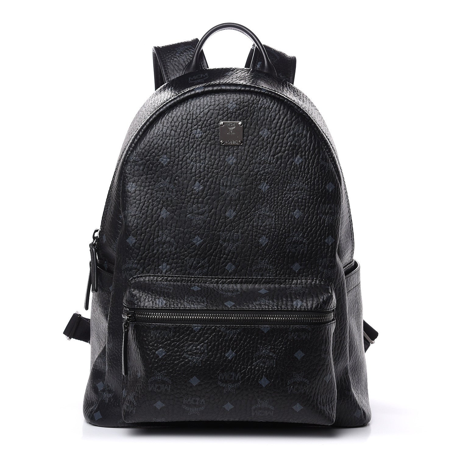 MCM Visetos Large Stark Backpack Black 1 of 9