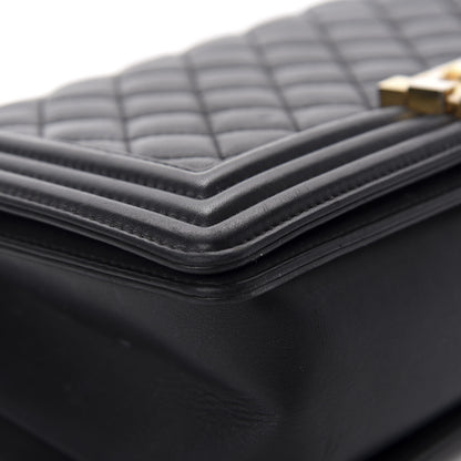 Chanel Calfskin Quilted Medium Boy Flap Black 8 of 16