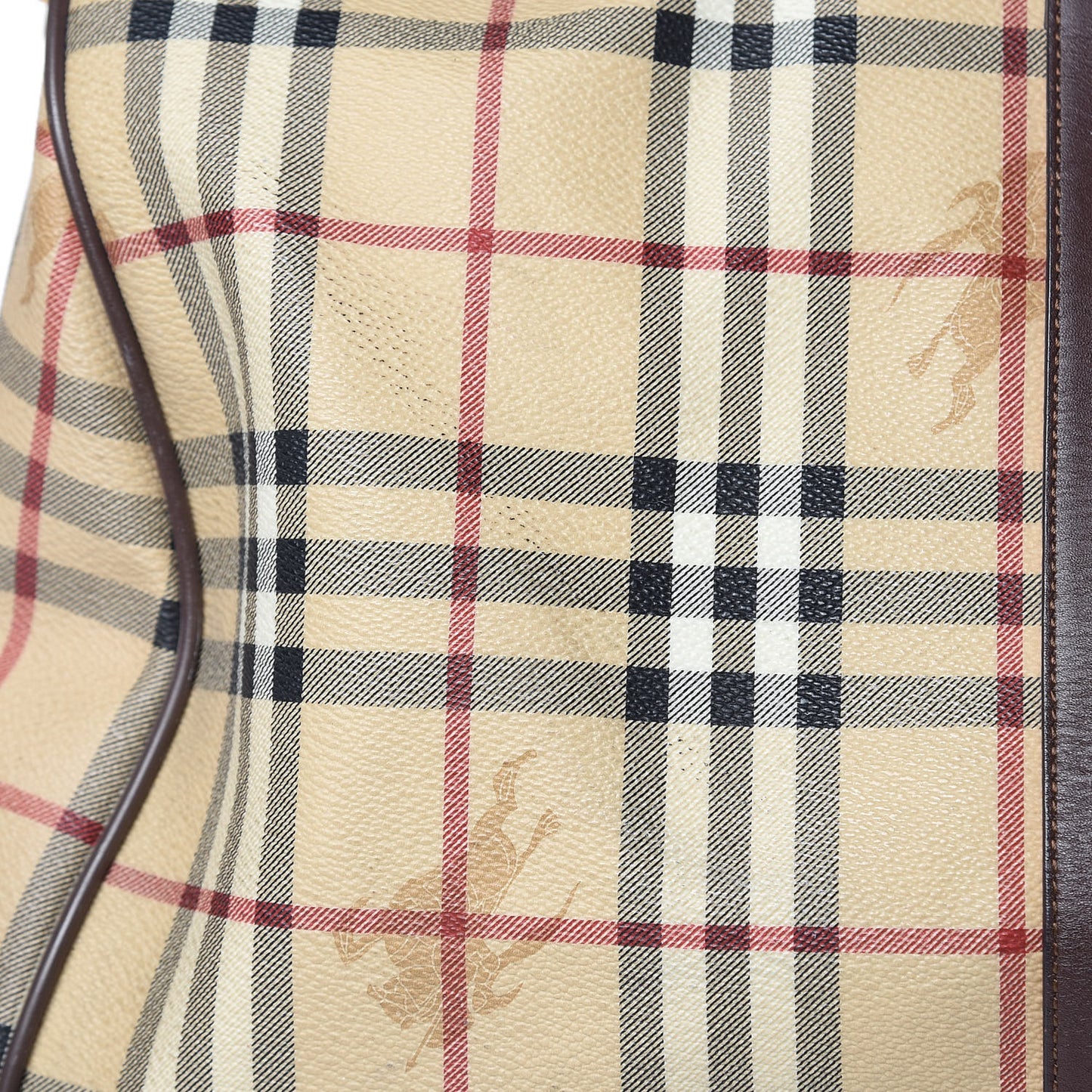 Haymarket Check Duffle Bag Brown