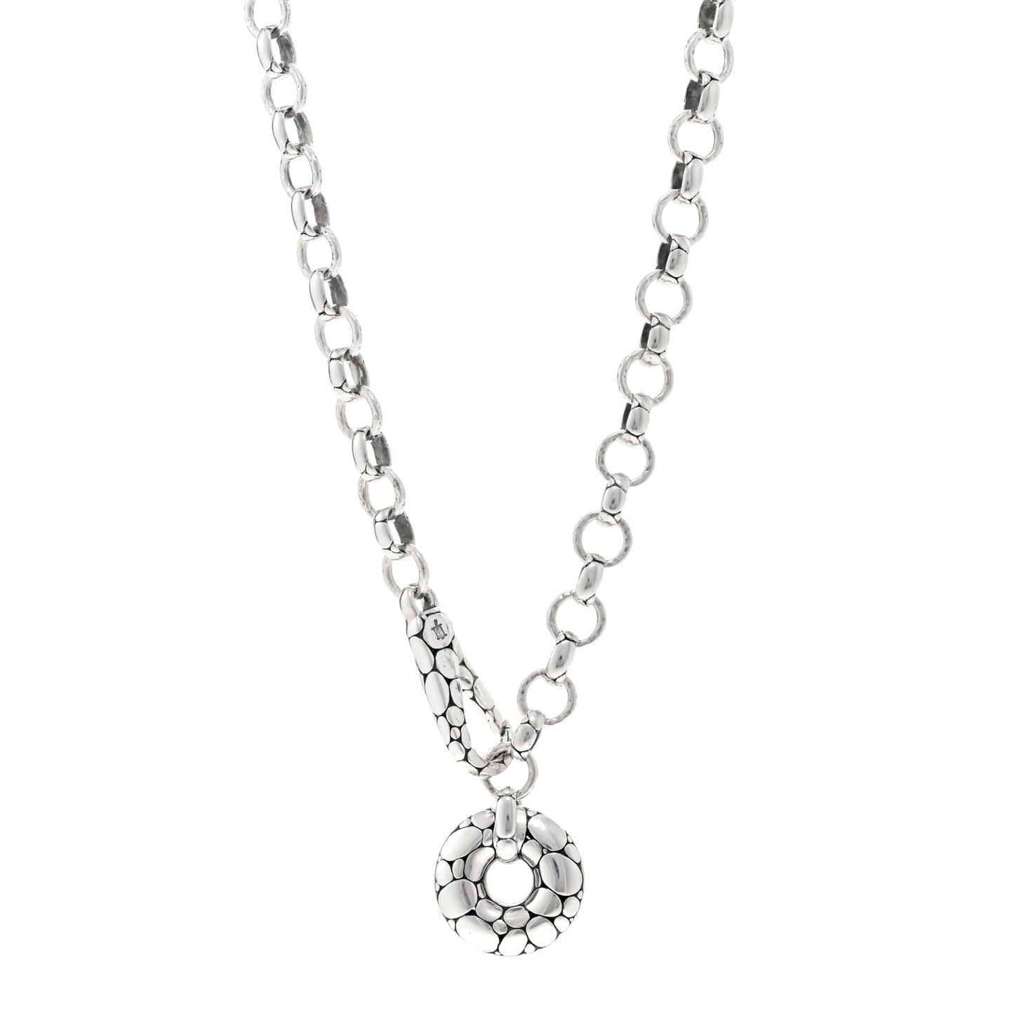 Sterling Silver Kali Donut Necklace