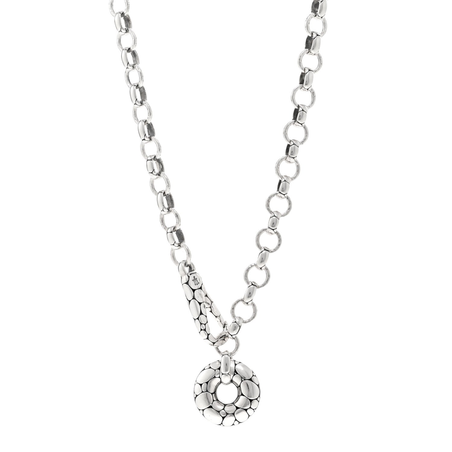 John Hardy Sterling Silver Kali Donut Necklace 1 of 4