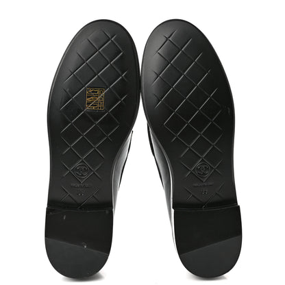 Chanel Lambskin Quilted CC Turnlock Loafers 39 Black 5 of 8