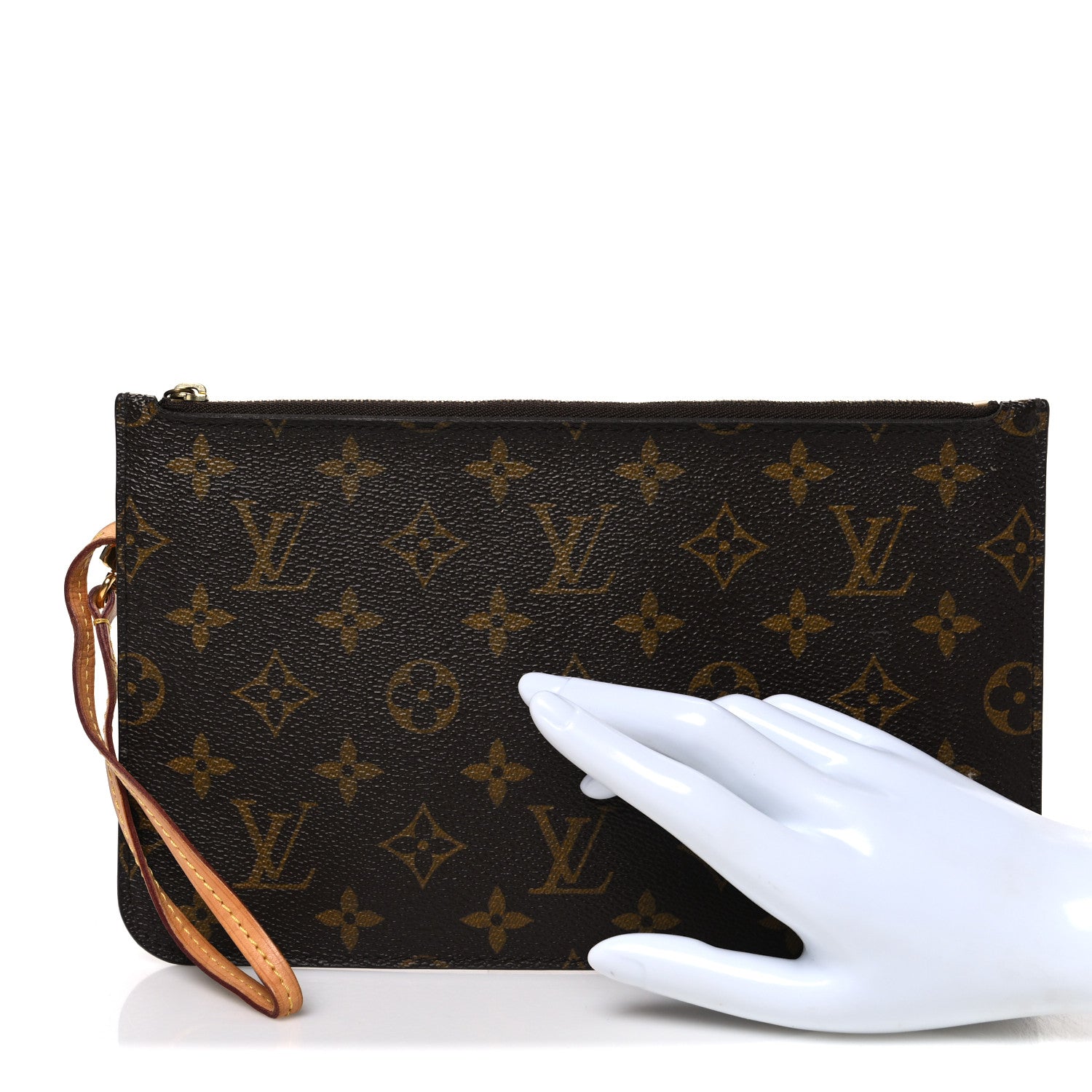 Louis Vuitton Monogram Neverfull MM GM Pochette 2 of 10
