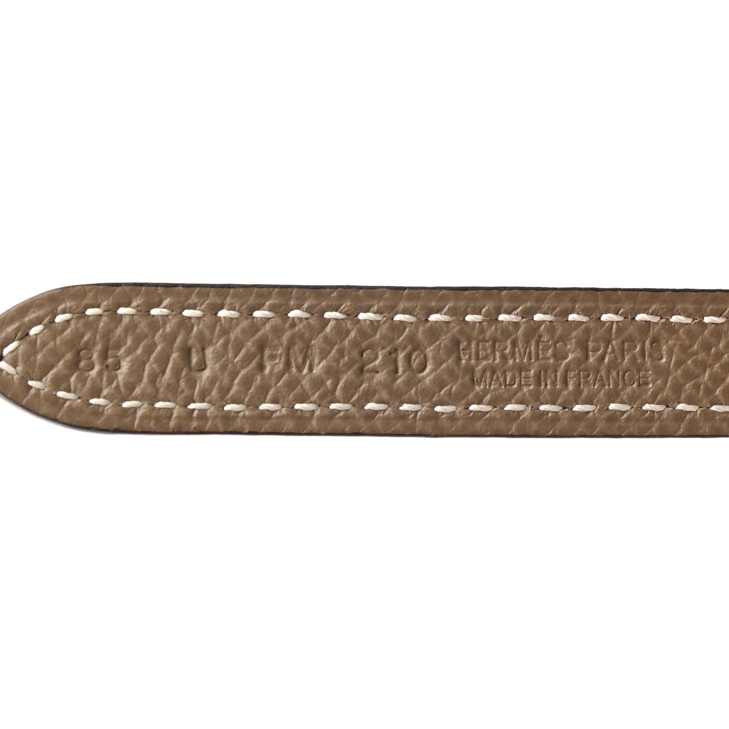 Swift Epsom 13mm Gamma Belt 85 Gold Etoupe