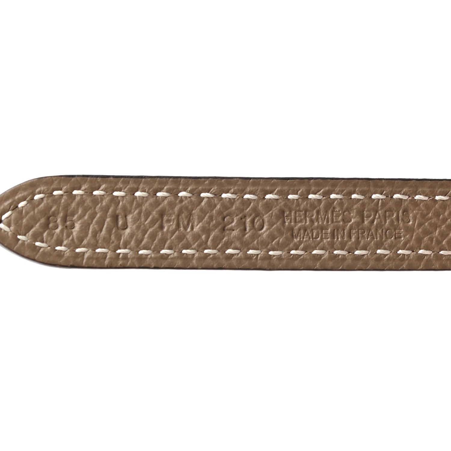 Hermes Swift Epsom 13mm Gamma Belt 85 Gold Etoupe 3 of 4