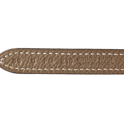 Hermes Swift Epsom 13mm Gamma Belt 85 Gold Etoupe 3 of 4