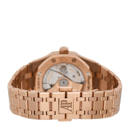 Audemars Piguet 18K Rose Gold Diamond 37mm Royal Oak Automatic Watch 15451OR.ZZ.1256OR.01 3 of 6