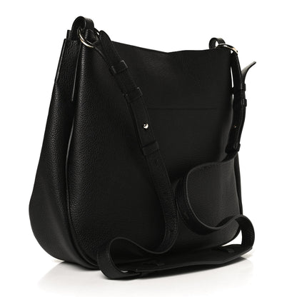 Salvatore Ferragamo Calfskin Reverse Hobo Black 3 of 12