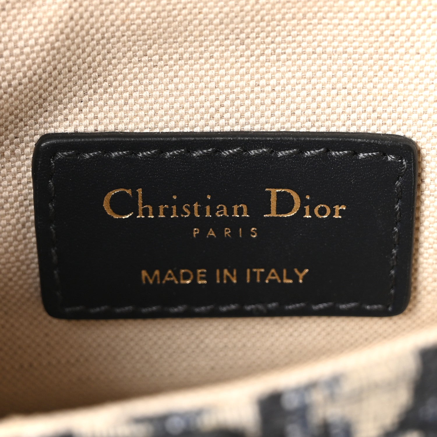 Christian Dior Oblique Mini Saddle Bag Blue 6 of 10