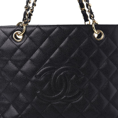 Chanel Caviar Quilted Petit Timeless Tote PTT Black 9 of 9