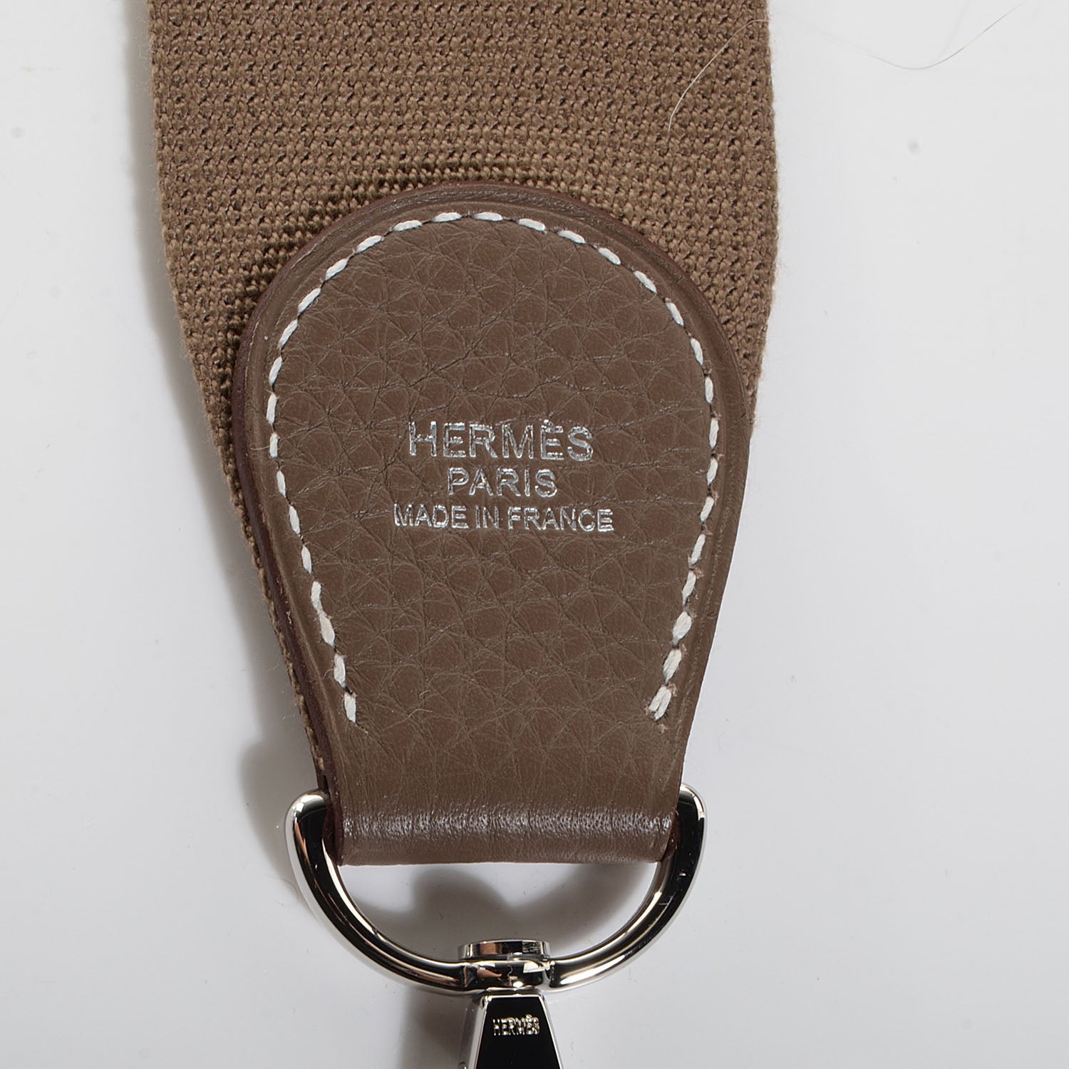 Hermes Taurillon Clemence Evelyne III GM Etoupe 15 of 16