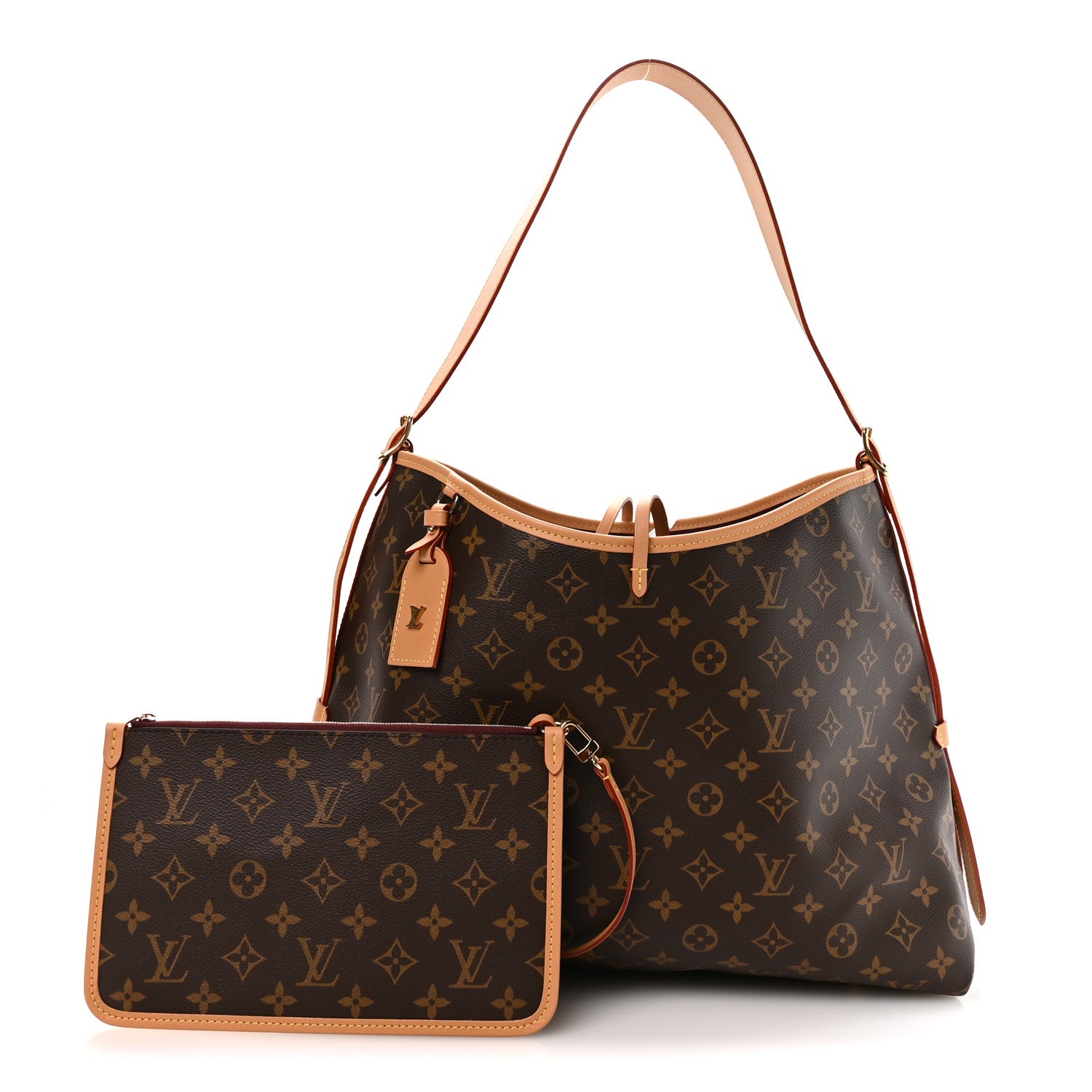 Louis Vuitton Monogram Carryall MM 2 of 9