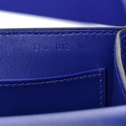 Hermes Chevre Mysore Geta Bleu Electrique 7 of 11
