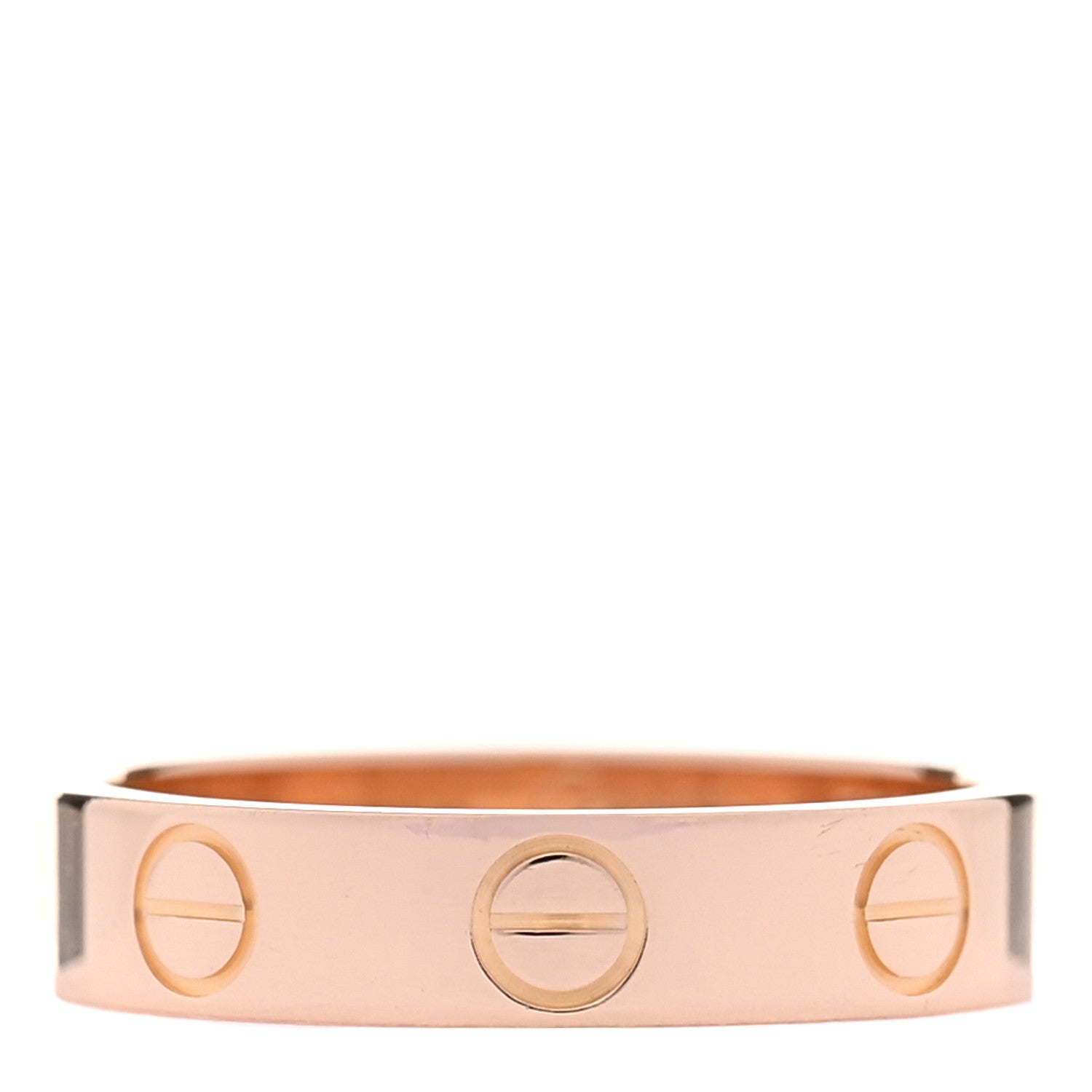 Cartier 18K Pink Gold 3.5mm LOVE Wedding Band Ring 47 4 1 of 4