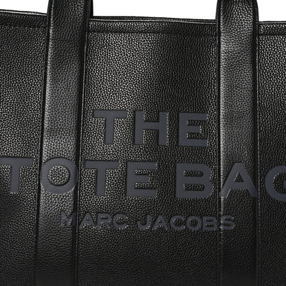 Marc Jacobs Grained Calfskin Large The Tote Bag Black 8 of 10