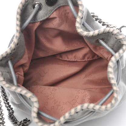 Stella McCartney Shaggy Deer Mini Bucket Falabella Bag Grey 5 of 9