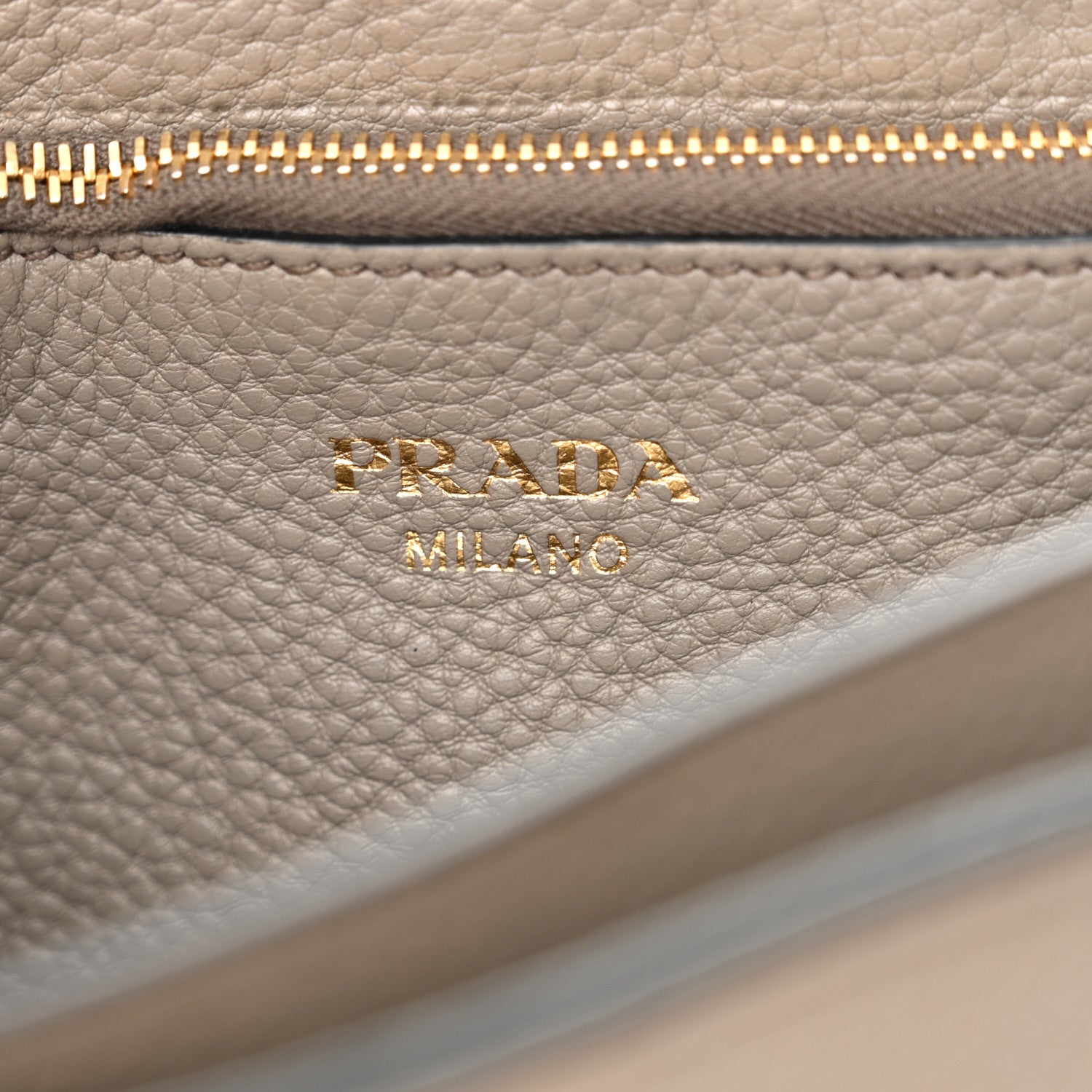 Prada Vitello Daino Crossbody Flap Argilla 6 of 14