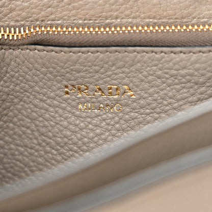 Prada Vitello Daino Crossbody Flap Argilla 6 of 14