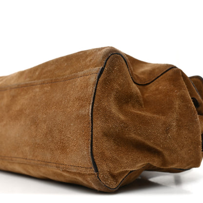 Prada Scamosciato Suede Shoulder Bag 9 of 10