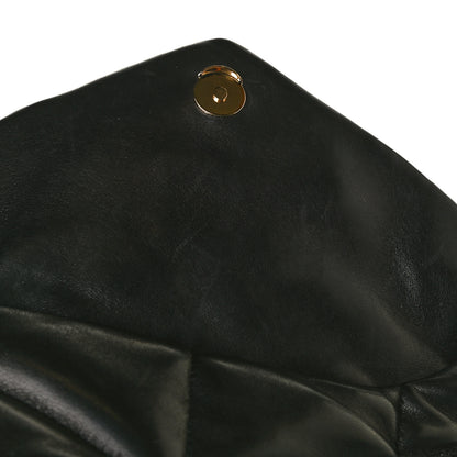 Saint Laurent Lambskin Quilted Small Loulou Puffer Monogram Chain Satchel Black 13 of 13