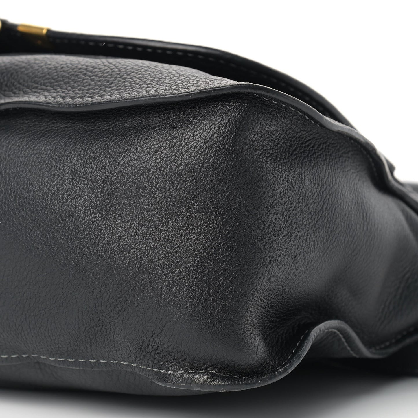 Calfskin Medium Marcie Satchel Black