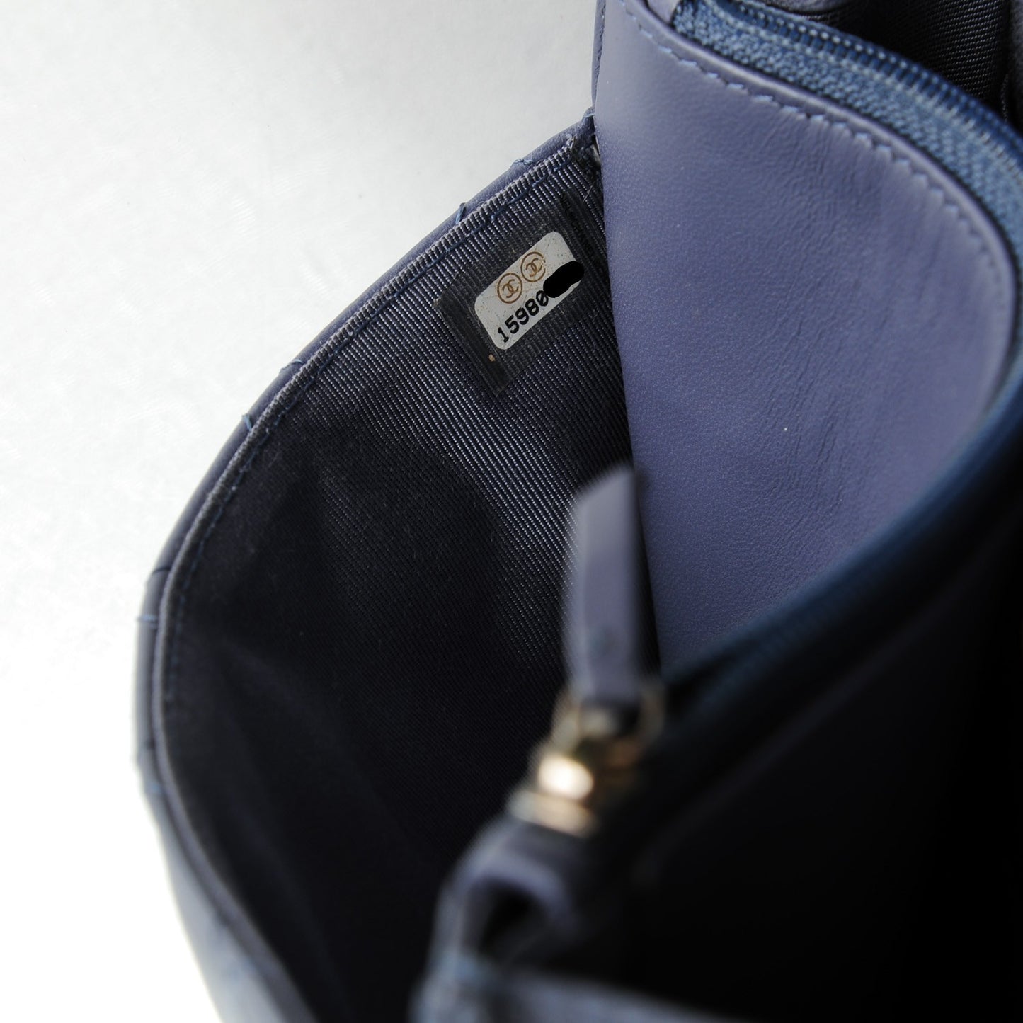 Lambskin Quilted Wallet On Chain WOC Purple