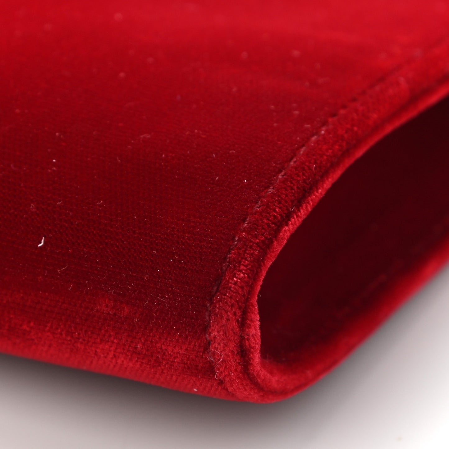 Velvet Crystal TF Clutch Dark Red