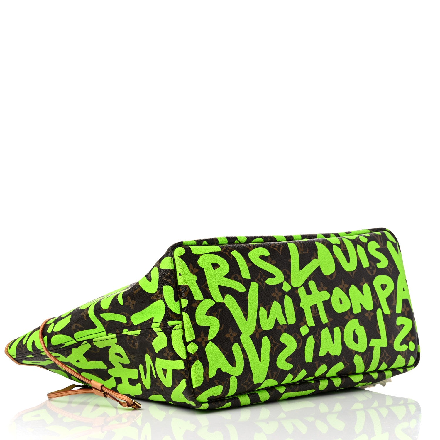 Louis Vuitton Monogram Graffiti Neverfull GM Green 4 of 14