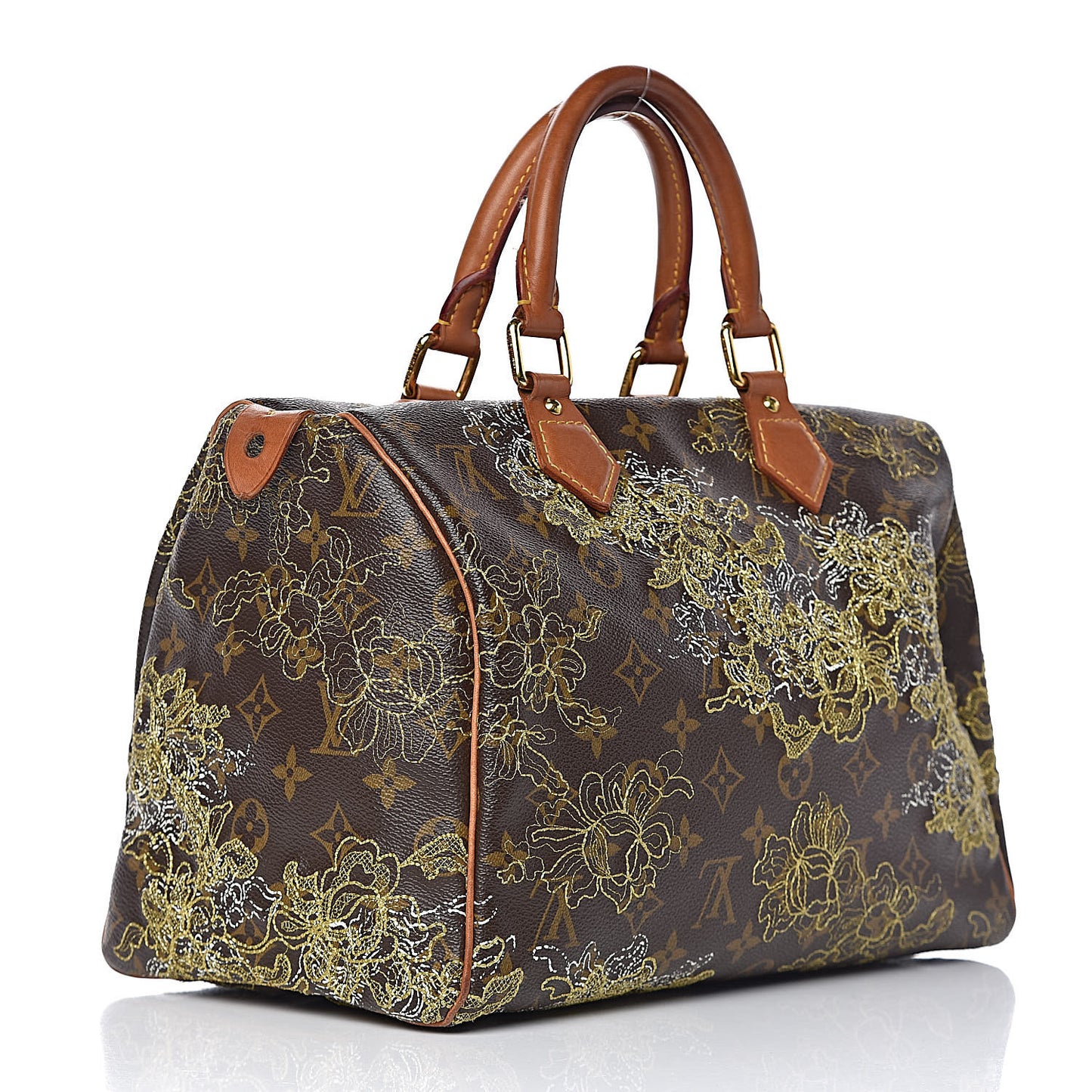 Monogram Dentelle Speedy 30 Gold