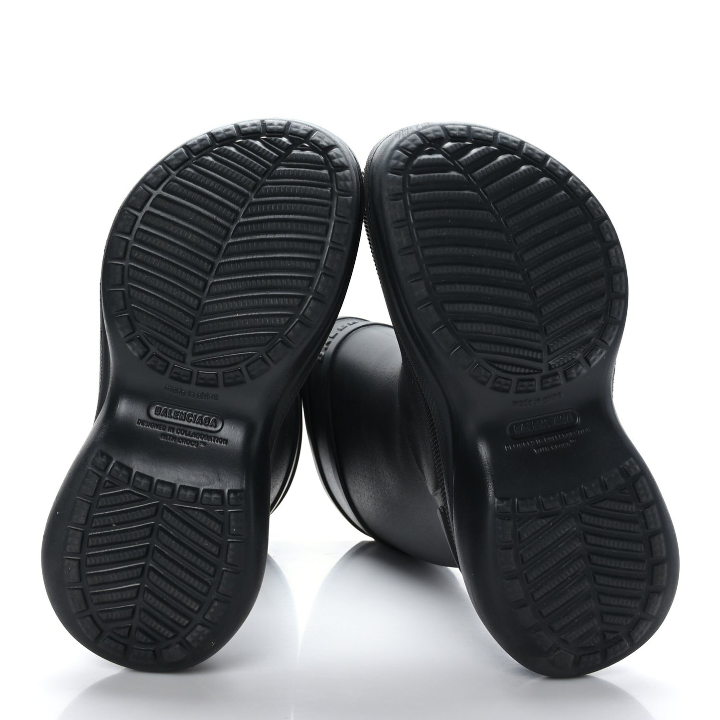 X CROCS Rubber Womens Rain Boots 37 Black