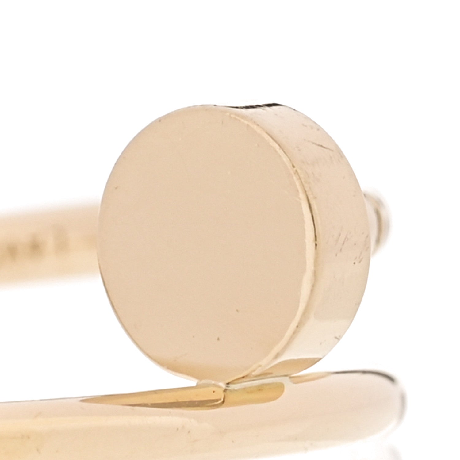 Cartier 18K Yellow Gold Small Juste Un Clou Ring 57 8 4 of 6